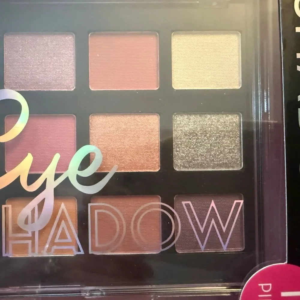 Vibrant Multi Colored Eyeshadow Palette with Shimmery Finishes